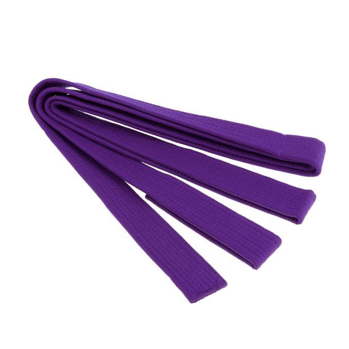 Durable Taekwondo Belt Double Wrap (Colors) Belt Judo Aikido Purple