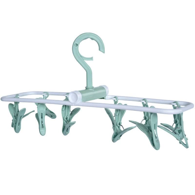 Baby Cloth Hanger / Dryer With Peg / Clip + 10 Pcs Of Pegs