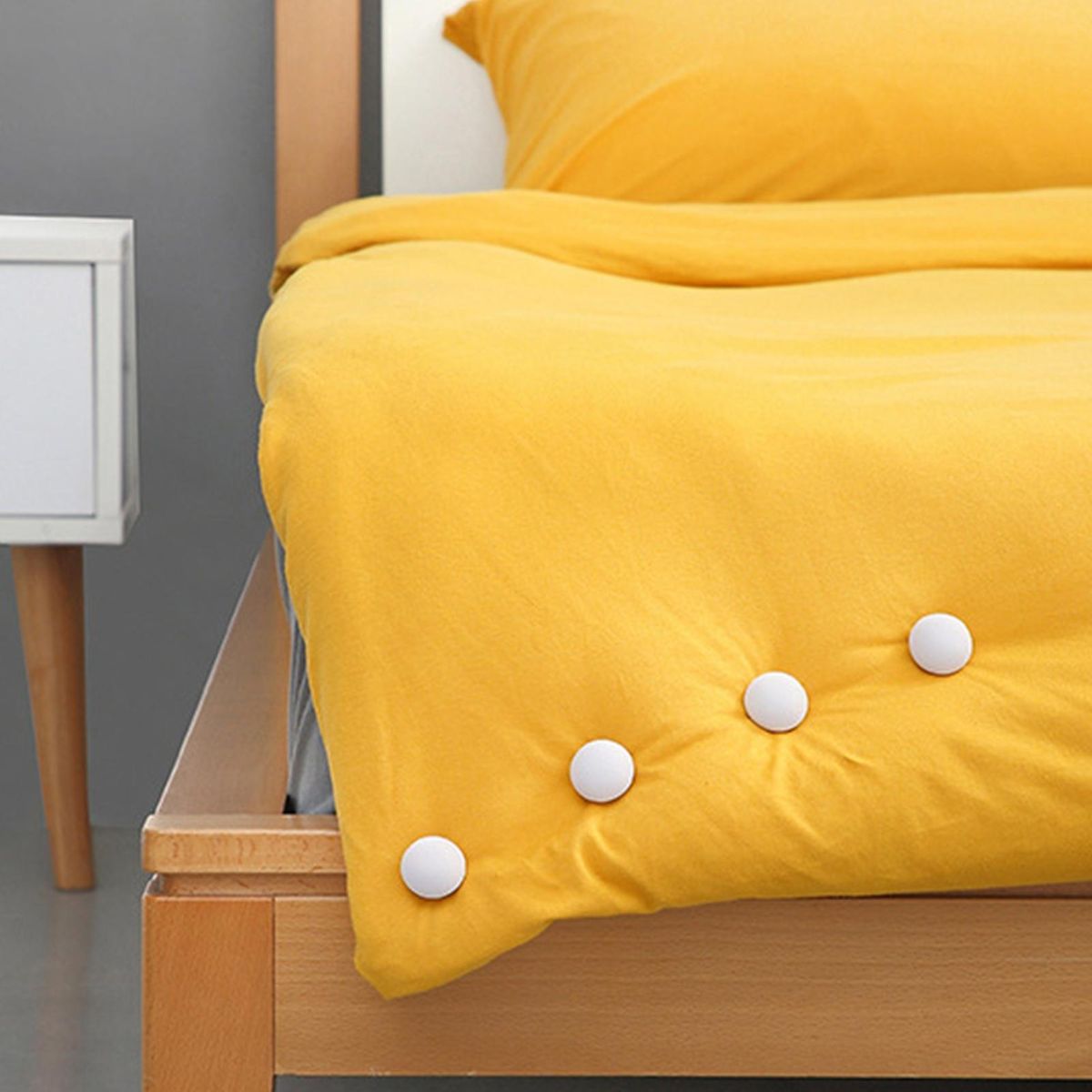 Universal Sofa Cover Holder Securegrip Bed Sheet Fasteners for Home White