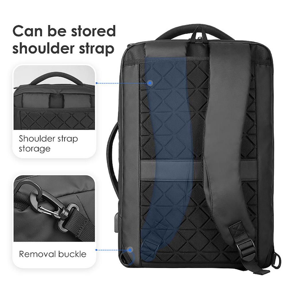 MARK RYDEN Large Capacity Anti-Thief Multi-function Business Laptop Bag Waterproof USB Charge Outdoor Men Knapsack One-Shoulder Travel Computer Bag