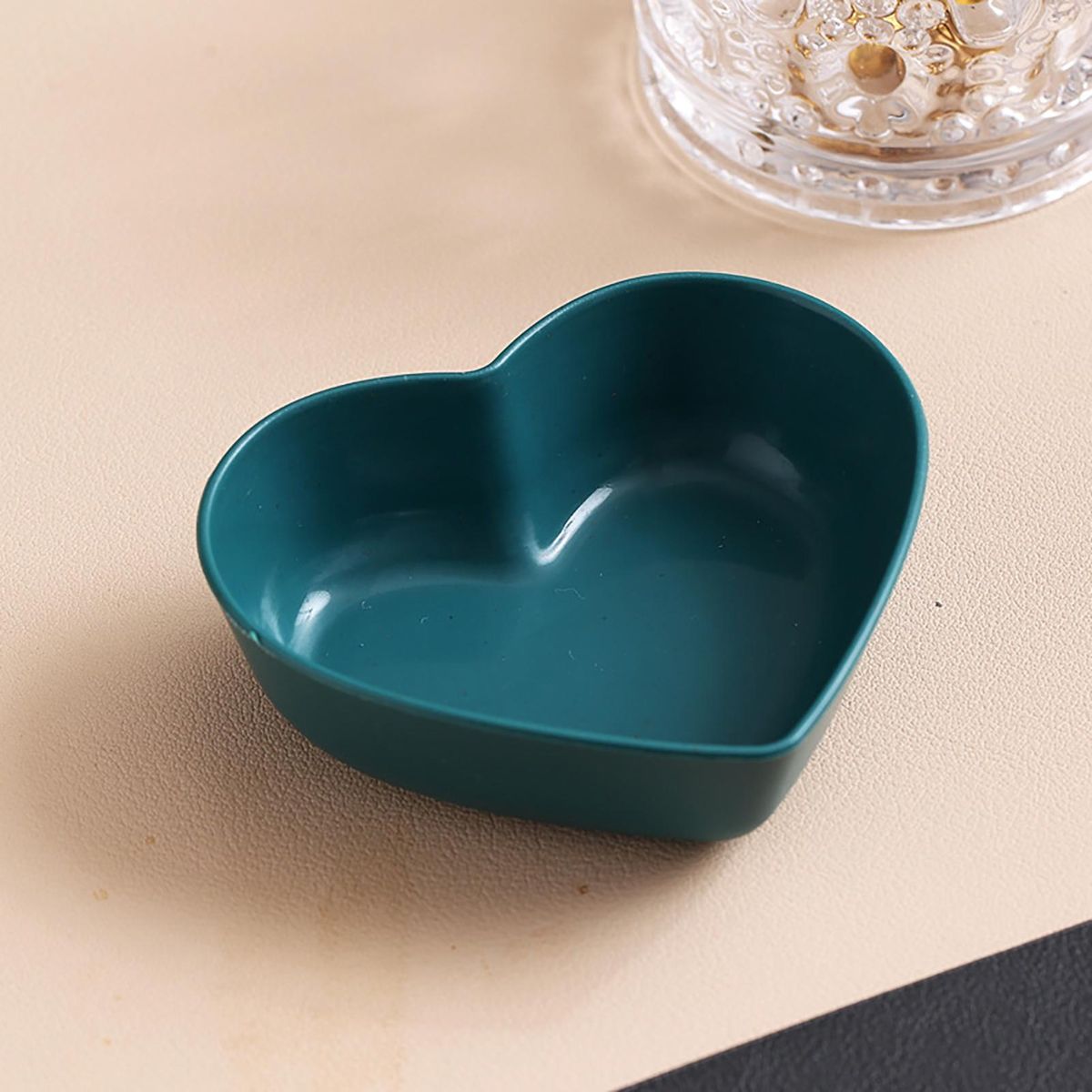 Serving Plate Unbreakable Dessert Dish Dark Green