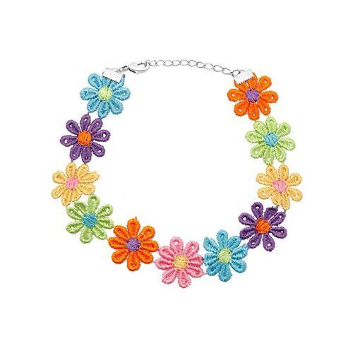 Colorful Flower Necklace Sweet Cute Student Choker Girls Collar Clavicle Chain