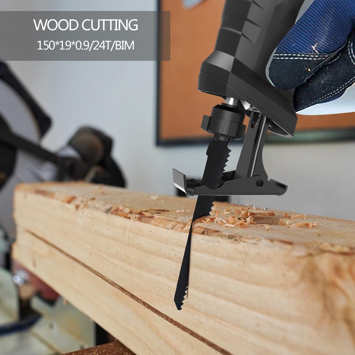 850W 0-2800SPM Sabre Saw with Non-Slip Rotary Handle  Variable Speed with Saw Blades