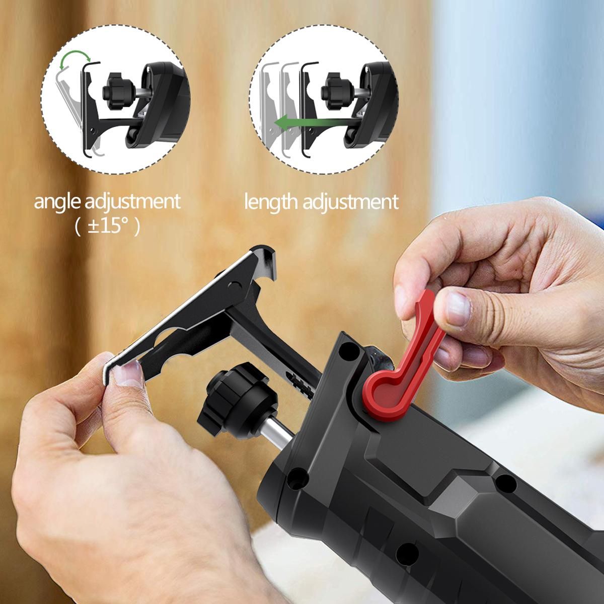 850W 0-2800SPM Sabre Saw with Non-Slip Rotary Handle  Variable Speed with Saw Blades