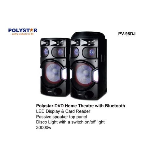 30000w Xbass Dvd Home Theatre With Bluetooth Pv-98dj