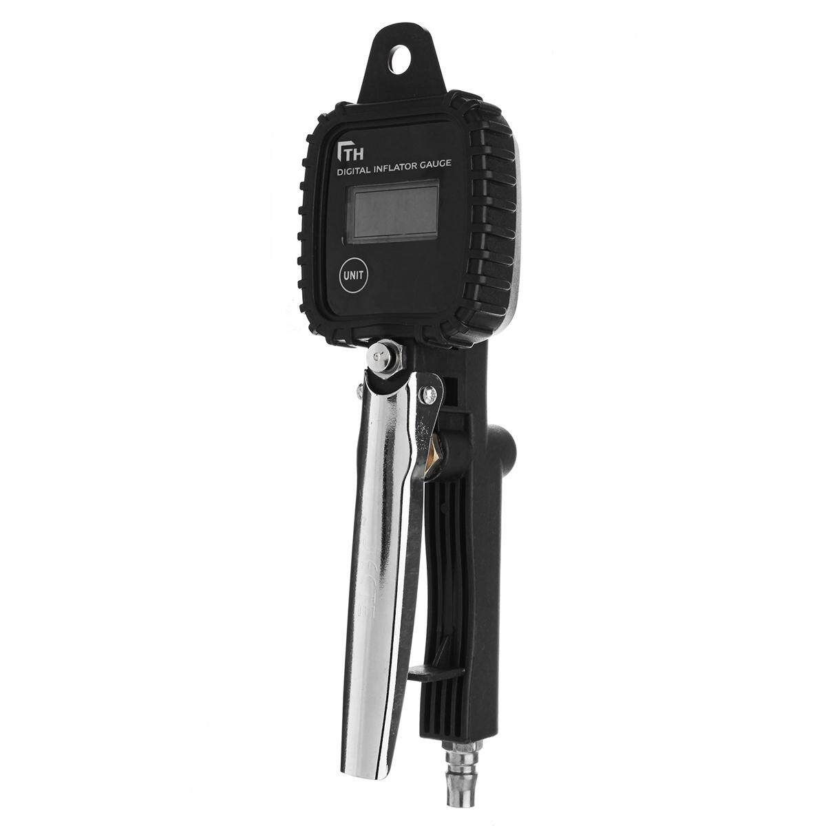 100 PSI Tyre Inflator LCD Digital Metal Air Tire PSI With Hose For Motorcycle Car