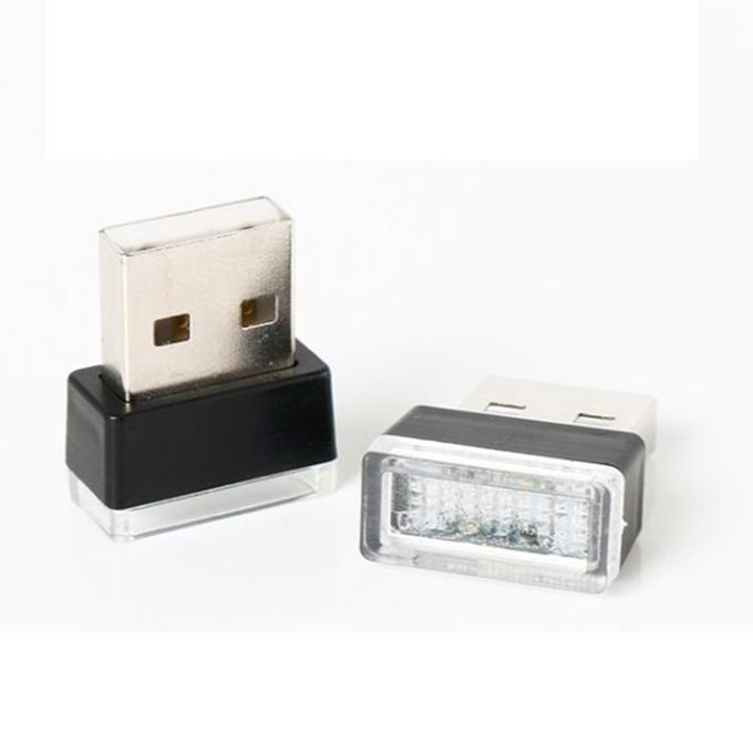 Mini Usb   Light For  Ar Plug-in 5v   Interior Ambient Lighting Kit-red-3pcs