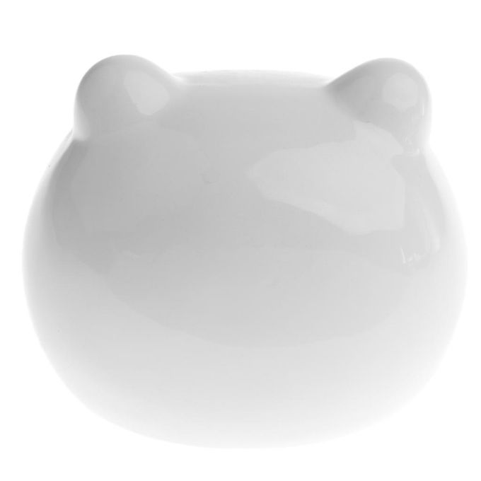 Hamster Bed Bear Shape Comfortable Sleeping Small Animal Pet White #2