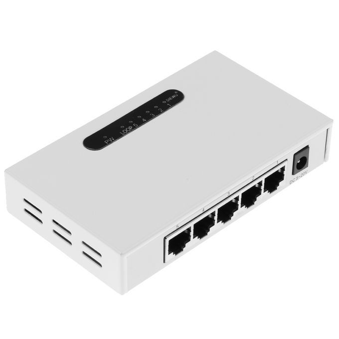 RJ45 5Port Gigabit Ethernet Network Switch Metal Desktop Smart Adapter