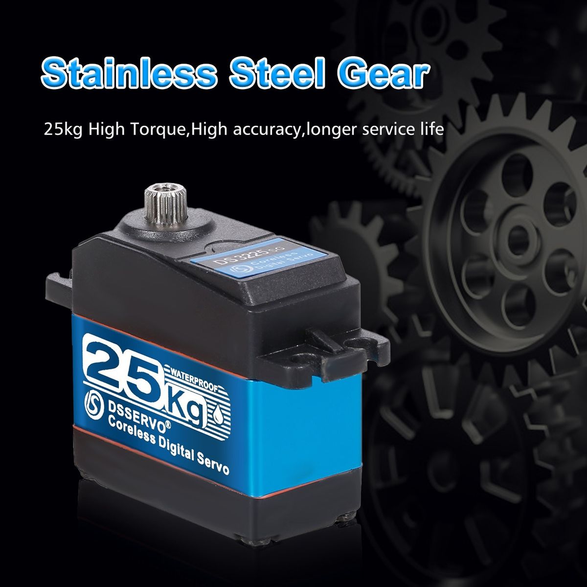 DSSERVO DS3225 25KG Digital Servo Stainless Steel Gear High