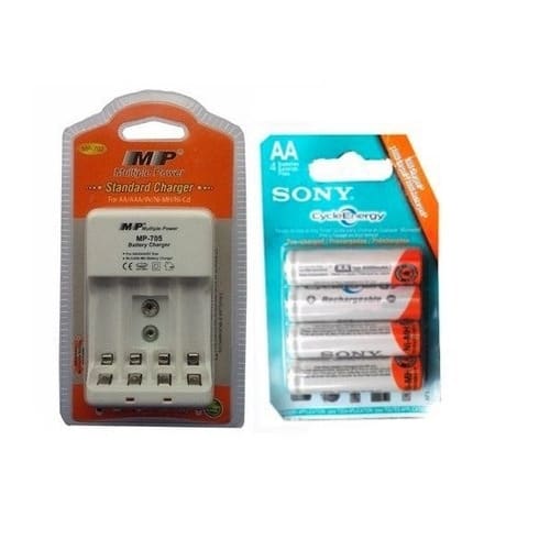 AA Rechargeable Battery & Charger