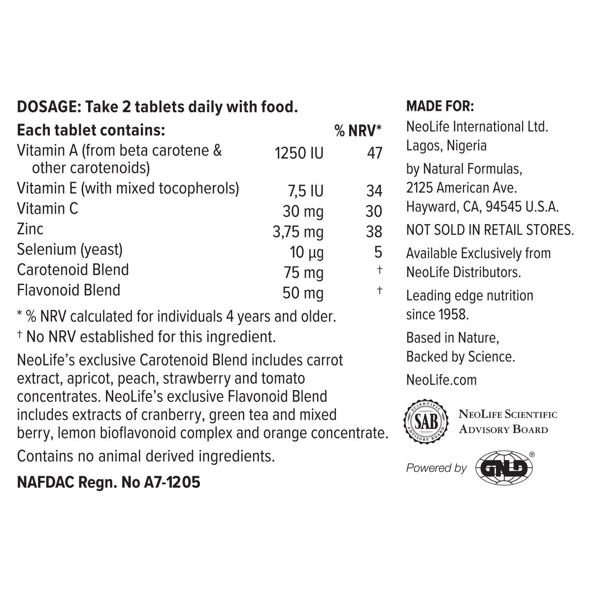 Vita Guard - Children Chewable Antioxidant - 120 Tablets