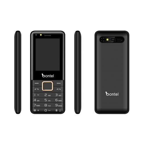 Blade600-2.4 Inch Color Display - 2000mAh - Selfie Camera With Front Flash - Ultra Slim - Black