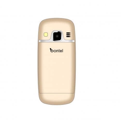 Ultra Slim Q1000 -2.4 " - Selfie Camera - Magic Voice - 1300mAh -Gold