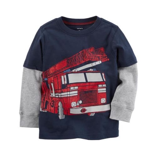 Firetruck Layered-look Tee