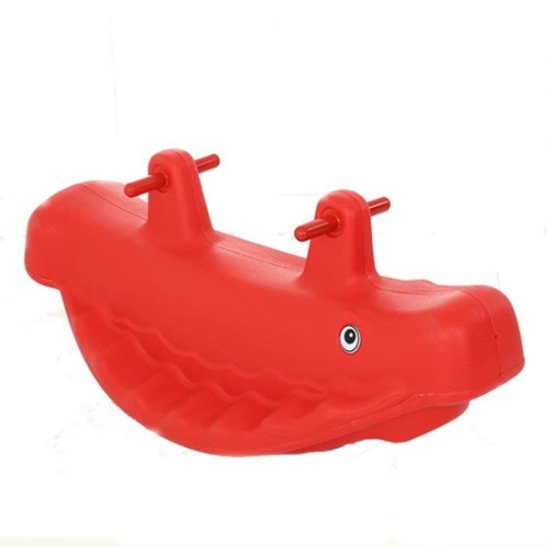 Bubbas - Whale Teeter Totter  -   Red