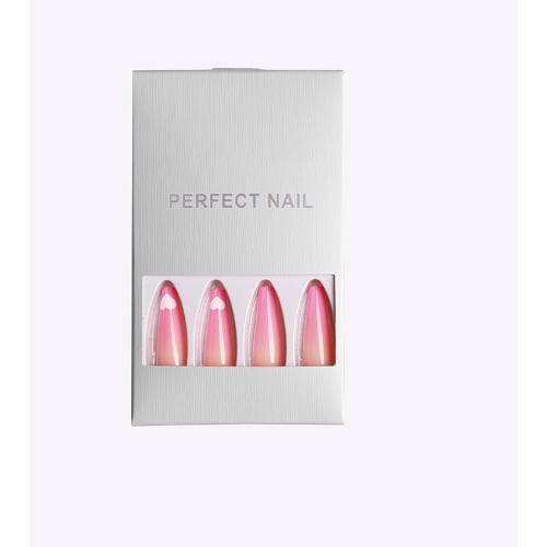 Ballet Coffin Full Cover Long Press-on Nail Tips - Sm14210426 - 24 Pieces