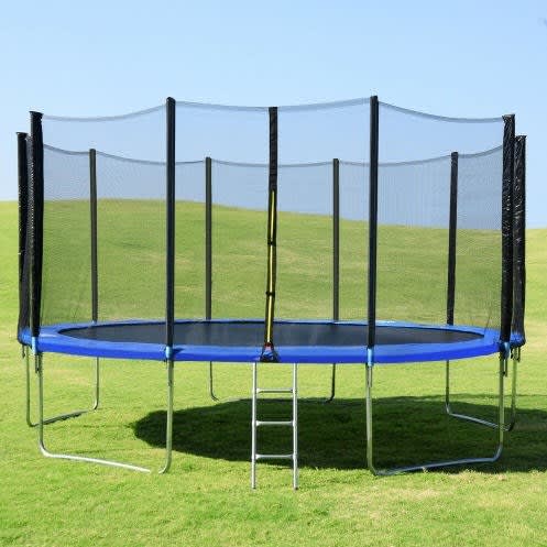 Trampoline With Ladder And Enclosure Net - 12ft