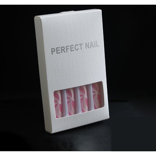 Ballet Coffin Full Cover Long Press On Nail - Sm30211248  - 24 Pieces