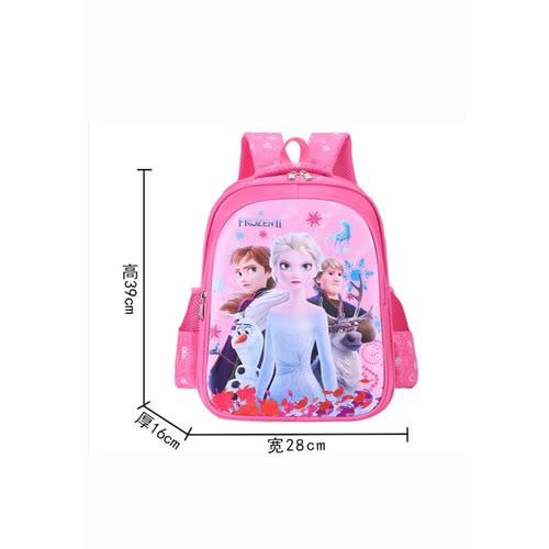 Frozen II 3d Pvc School Bag Backpack- M- 39cm.