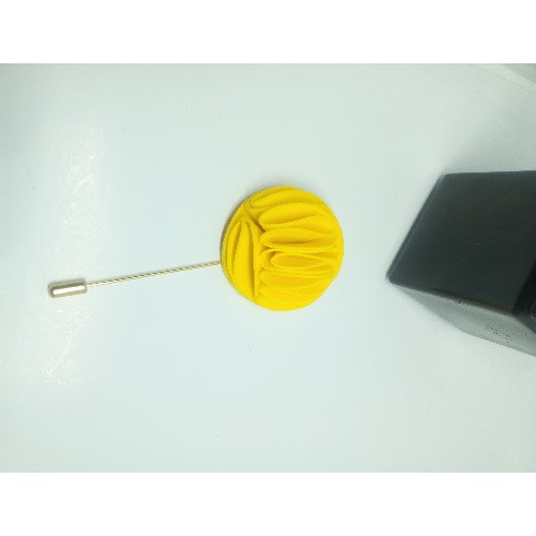 Yellow Classic Lapel Brooch