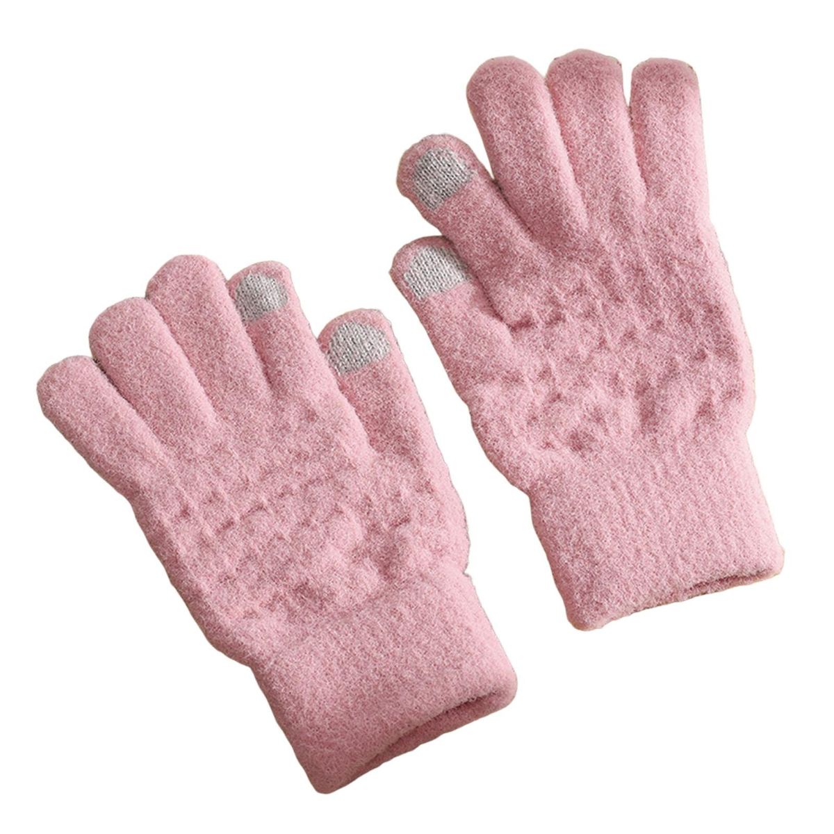 1 Pair Bicycle Autumn Winter Men Women Motorcycle Riding Pink
