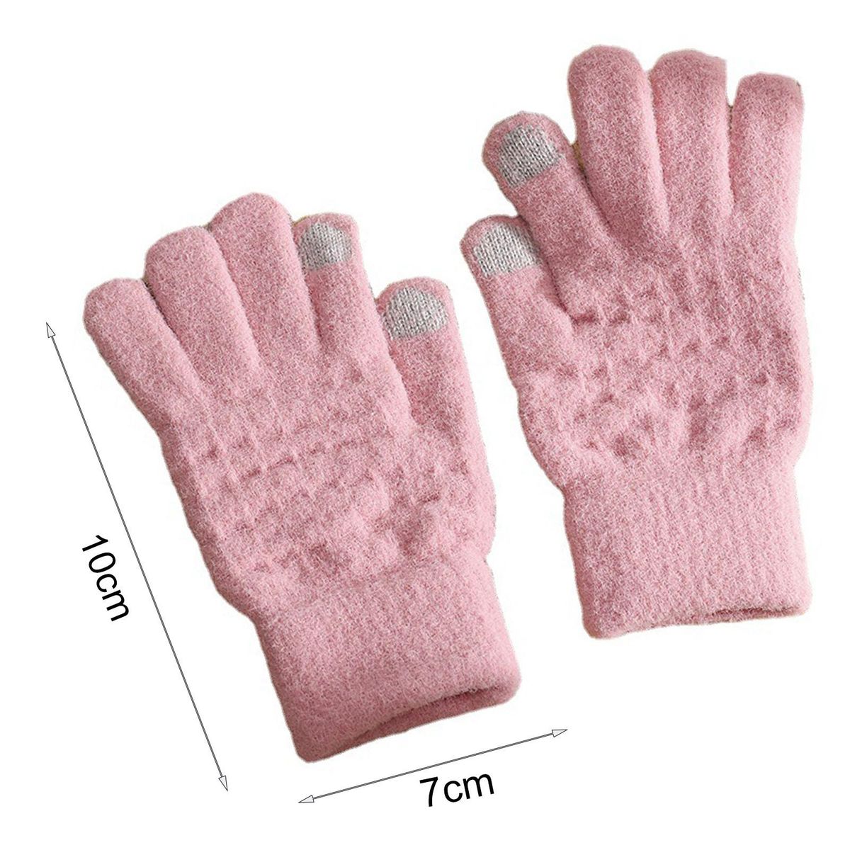 1 Pair Bicycle Autumn Winter Men Women Motorcycle Riding Pink