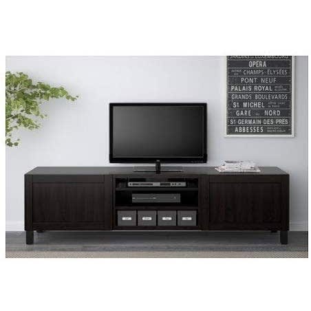 Ikea Television Unit With Drawers - Brown