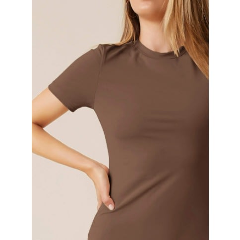 Split Hem Bodycon Dress