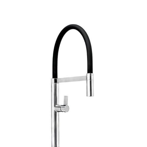 Perfect Black Robber - Chrome Single Kitchen Tap
