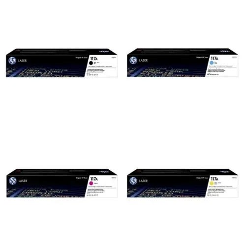 Laserjet Toner Cartridge- Black - Cyan - Magenta & Yellow - 117a