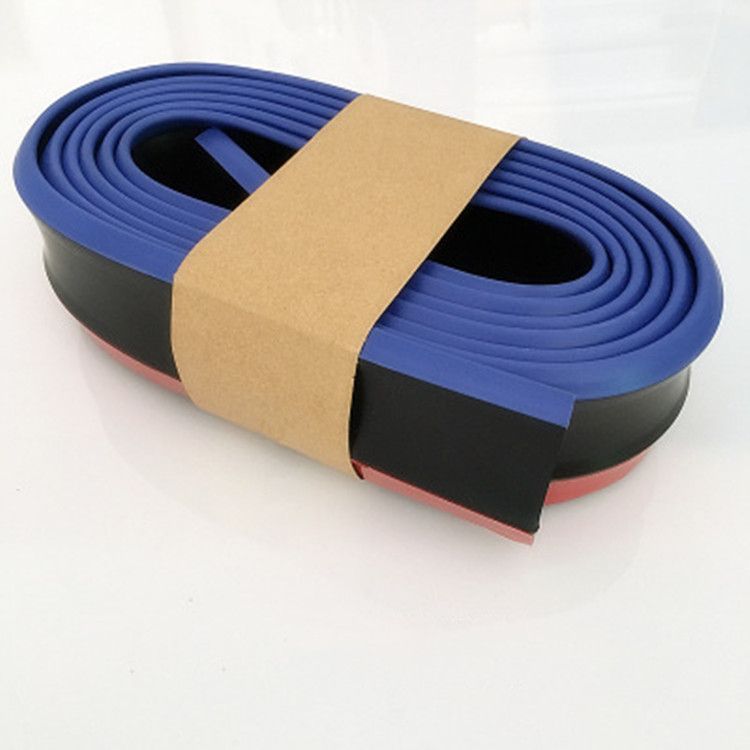 2.5m Car Bumper Lip Strip Protectors Splitter Spoiler-Blue