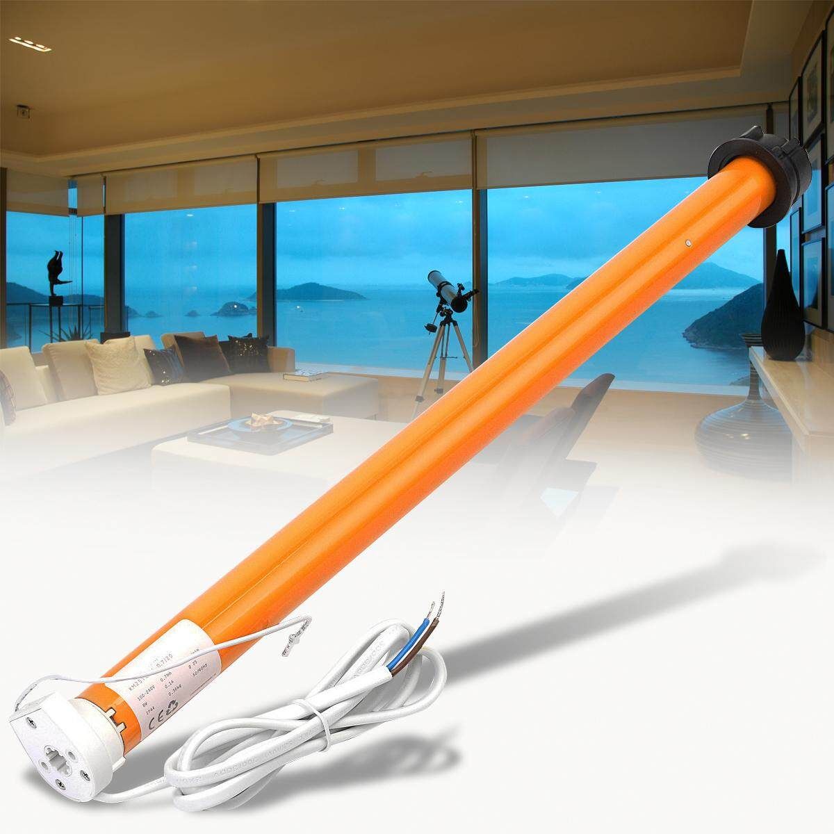 110-240V Electric Roller Blind Roller Shade Tubular Motor W/ Built-in Remote