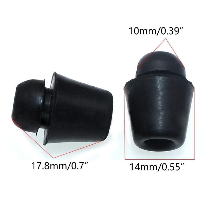10Pcs Car Door Shock Absorbing Gasket Rubber Pads for Toyota Prado 120 1 Altezza Gita Avalon X3 X4 Chr C-HR CAMRY