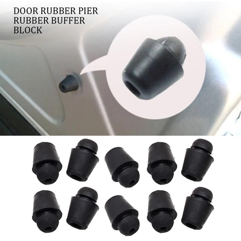 10Pcs Car Door Shock Absorbing Gasket Rubber Pads for Toyota Prado 120 1 Altezza Gita Avalon X3 X4 Chr C-HR CAMRY