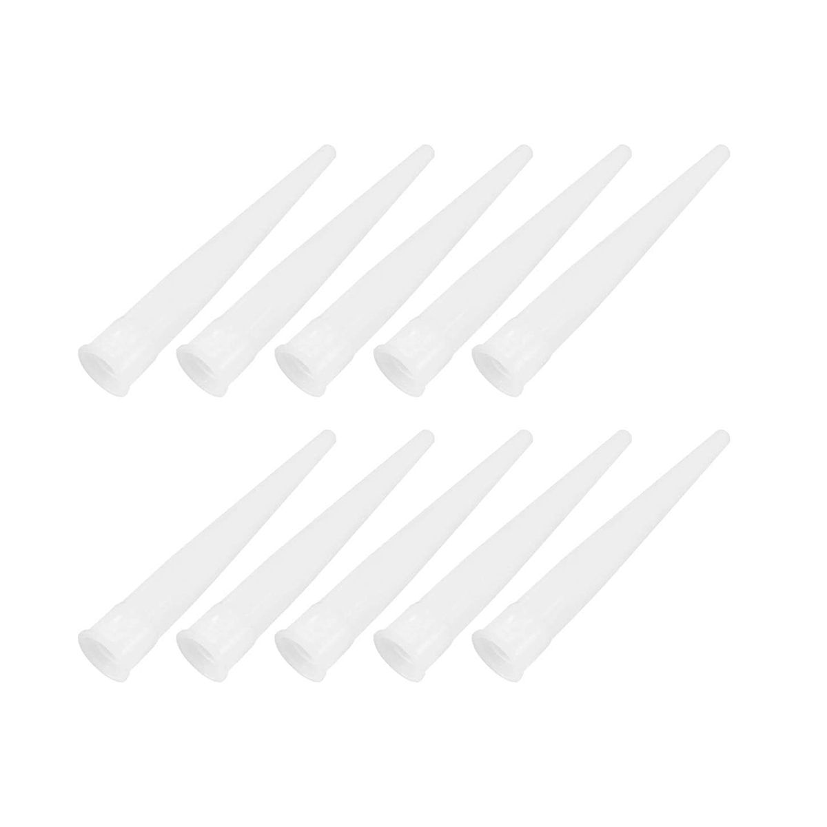 100 PCS Plastic Caulking Nozzles Extender Caulk Nozzle Tip