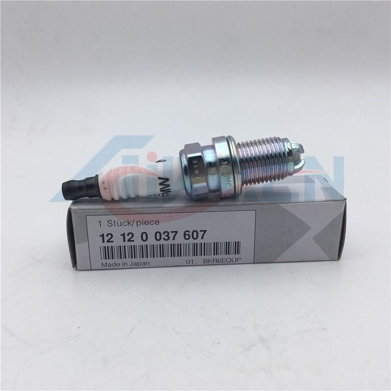 6pcs Original Iridium Spark Plug BKR6EQUP 12 12 0 037 607
