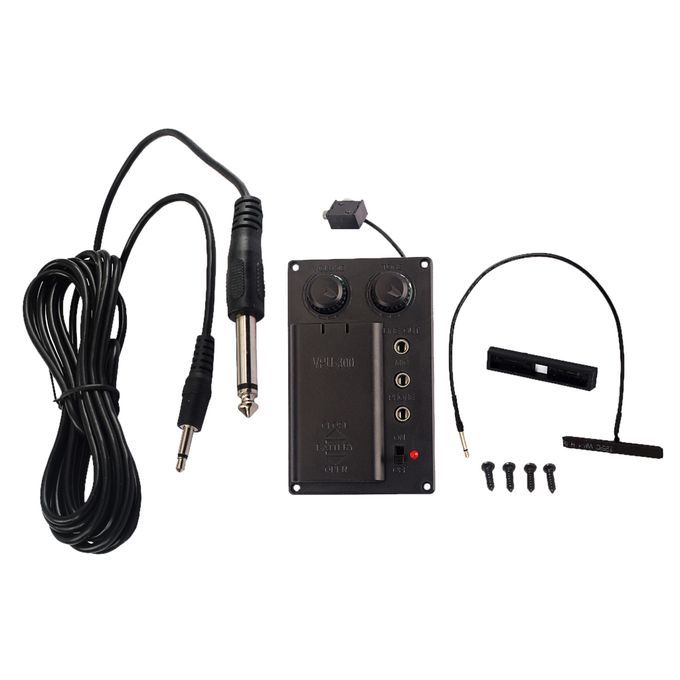 1 Set Metal Electronic Violin EQ Preamp Pickup Piezo Electric Violin