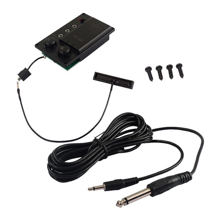 1 Set Metal Electronic Violin EQ Preamp Pickup Piezo Electric Violin