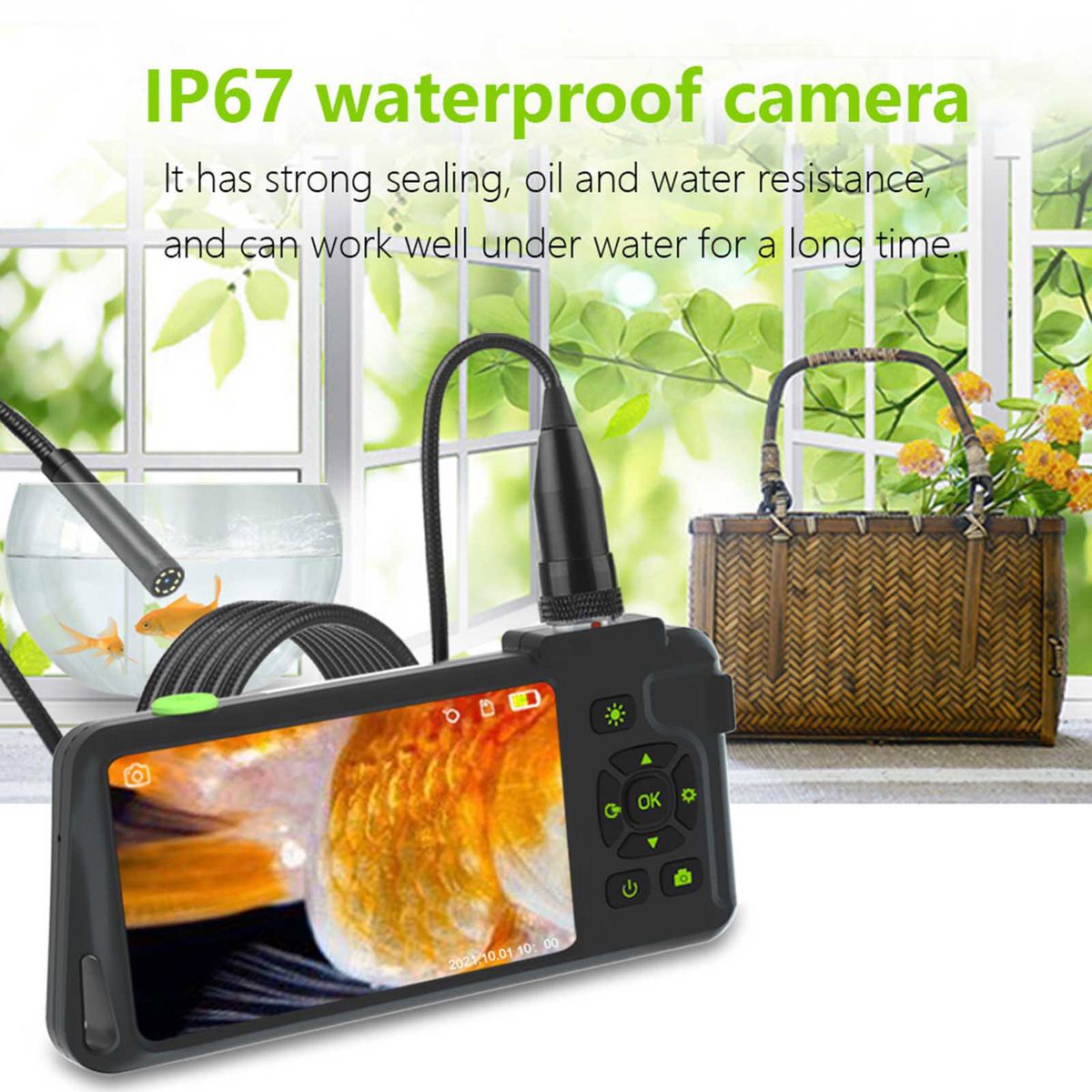 Industrial Endoscope With 4.5-inch IPS Color Display 1080P