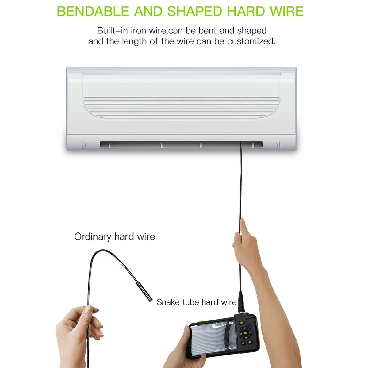 Industrial Endoscope With 4.5-inch IPS Color Display 1080P