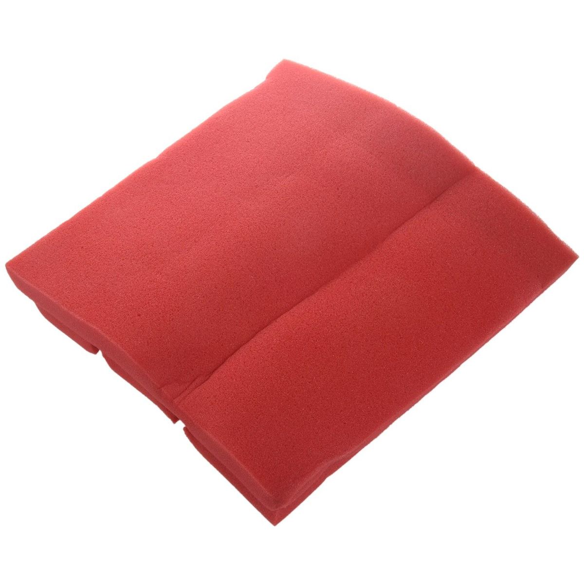 25X25X5cm Wallpaper Sticker Practical Acoustic Foam Panel Sound Stop Absorption Sponge Studio Ktv Living Room Bar Soundproof Solid Sponge 3D Wall Sticker (Red)