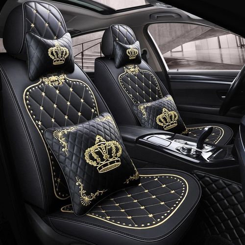 Royal Car Leather Seat Cover / 5 Pcs Universal