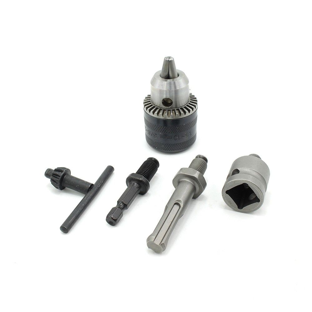 5PC Drill Chuck Sets Square Handle Round Handle Post