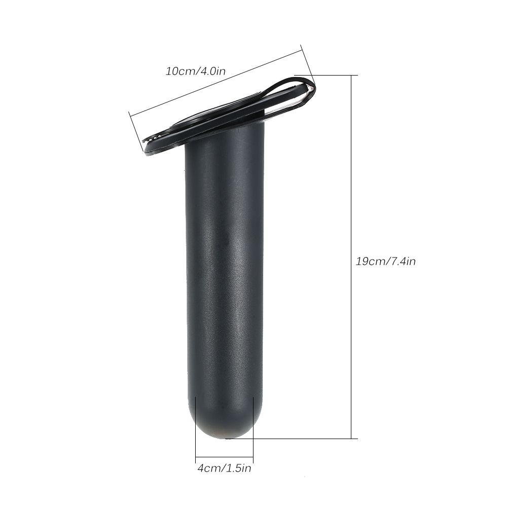 2 PCS Flush Mount Fishing Boat Rod Holder Bracket With Cap