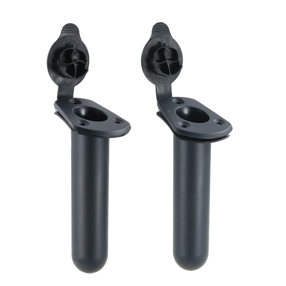 2 PCS Flush Mount Fishing Boat Rod Holder Bracket With Cap