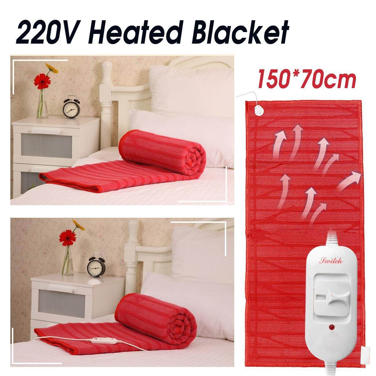 150x70cm Heated Blanket Winter Mat Heating Throw Pad Washable Mattress