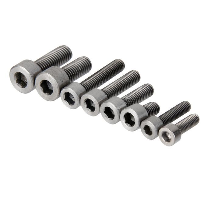 20x M6*30&M8*20 Titanium Alloy Screws Hexagon   Head Socket Allen Key