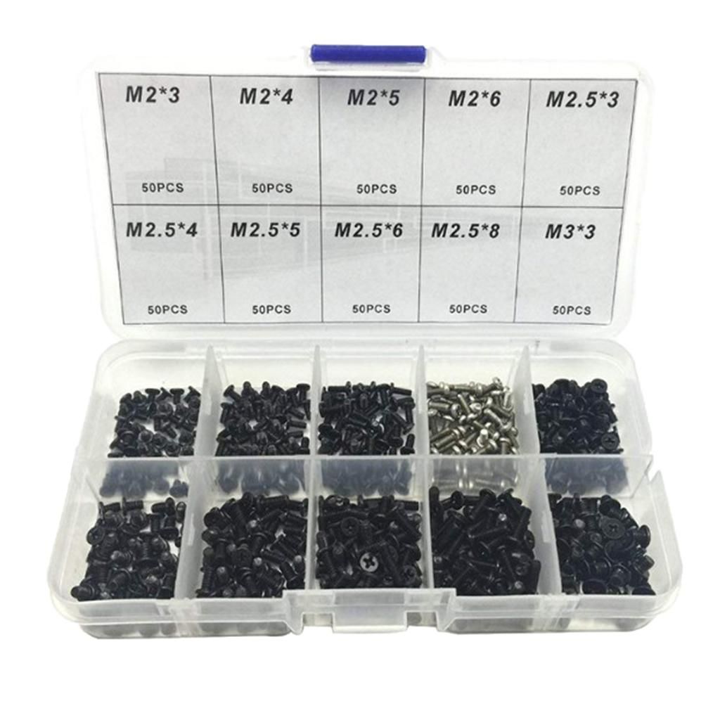 Laptop Computer M2/M2.5/M3 Machine Screws Kits HSS Fit For HP Dell