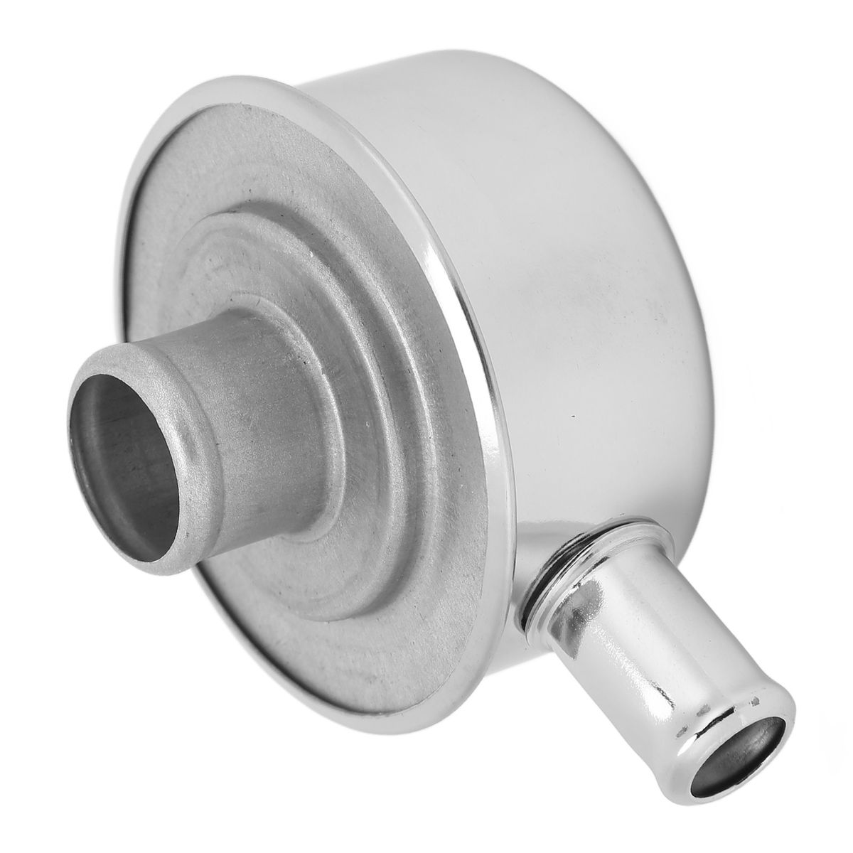 Round Valve Cover Breather Push In Style Highly Polished